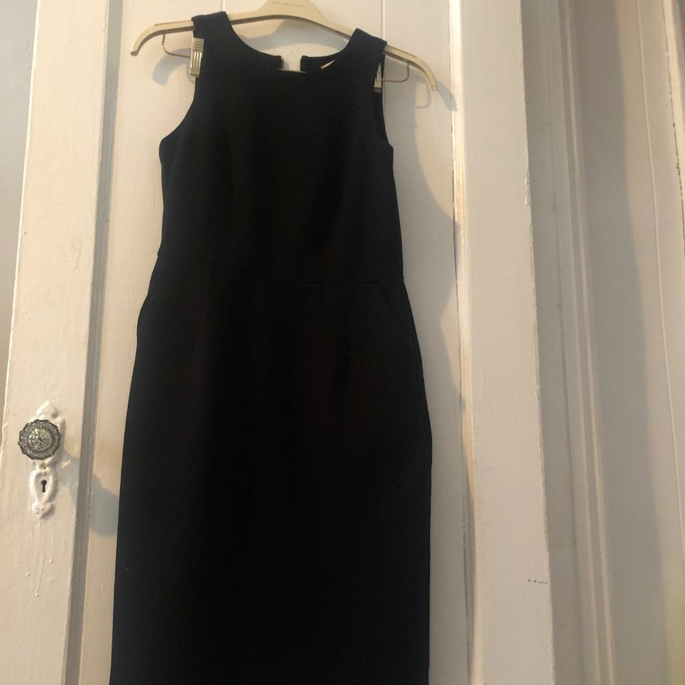 Loft Black Office Dress With Pockets size 4